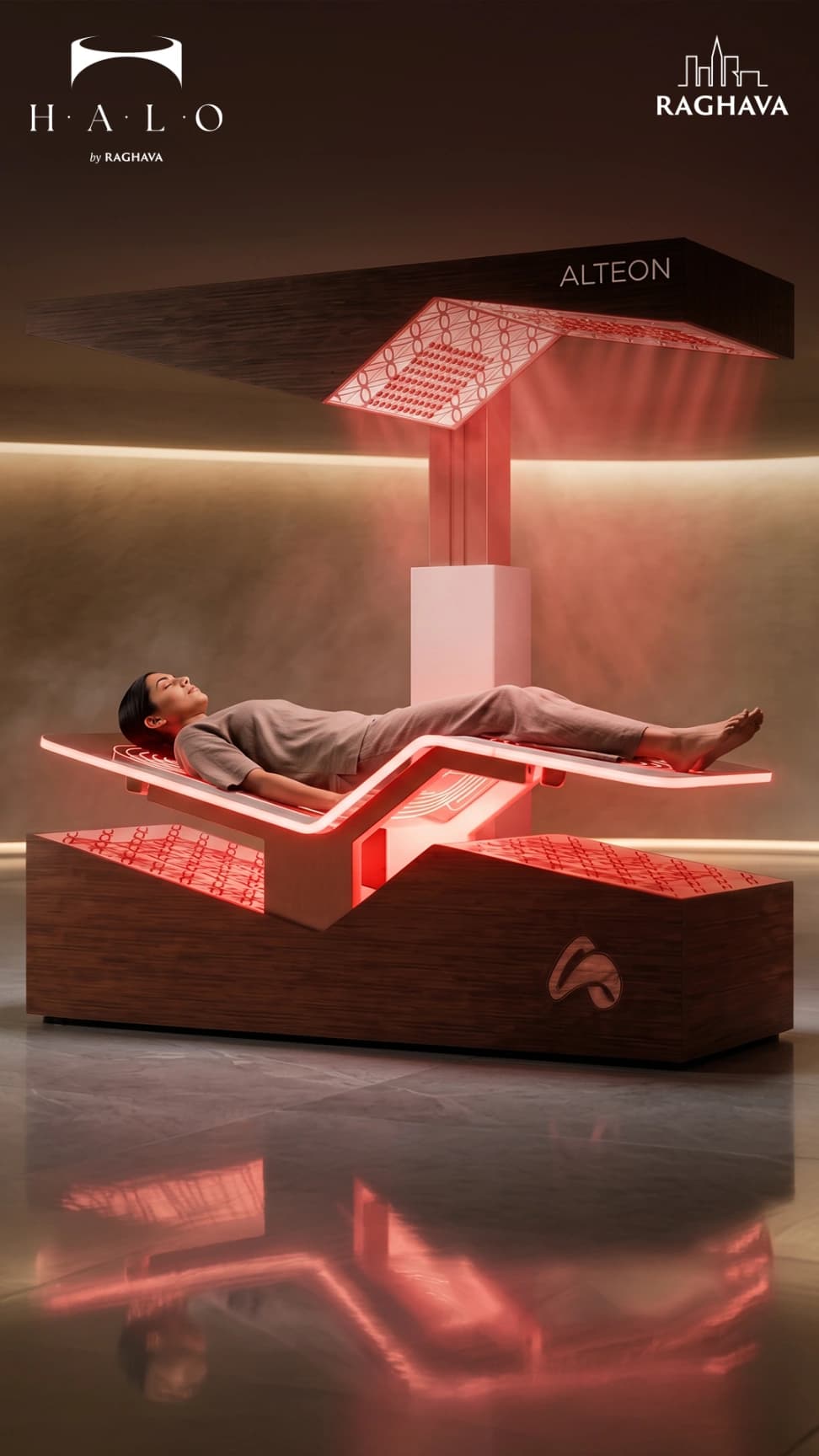 Raghava Halo wellness suite — Red Light Therapy