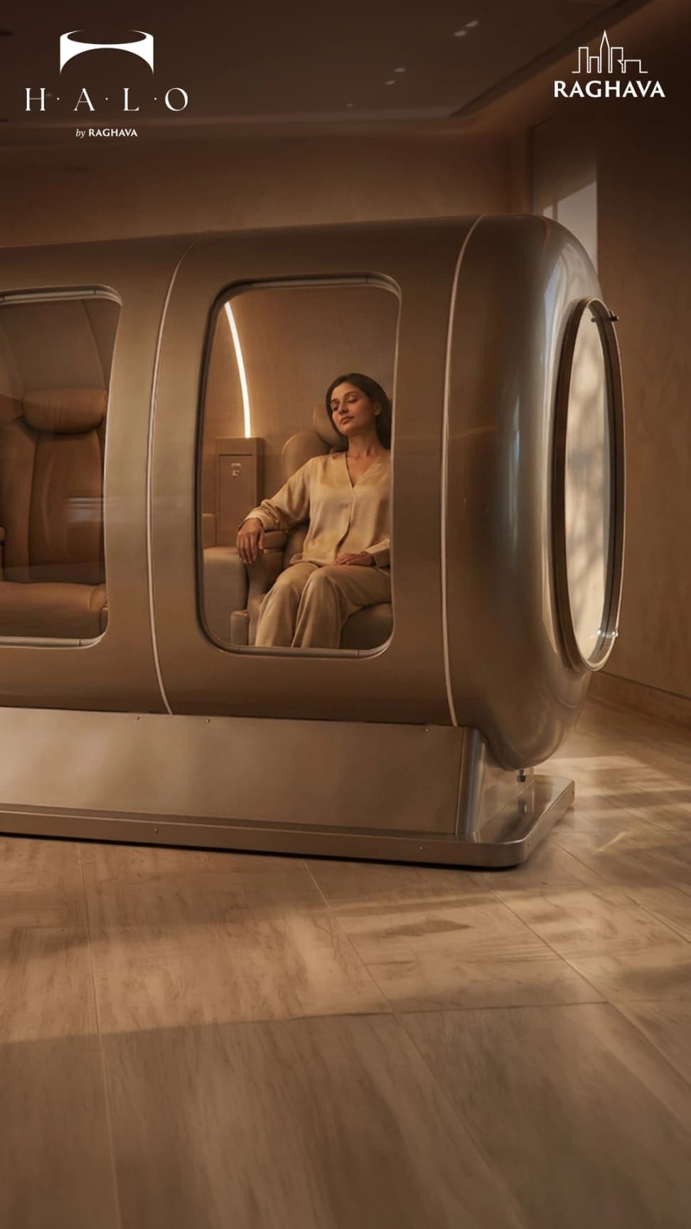 Raghava Halo wellness suite — Hyperbaric Oxygen (HBOT)